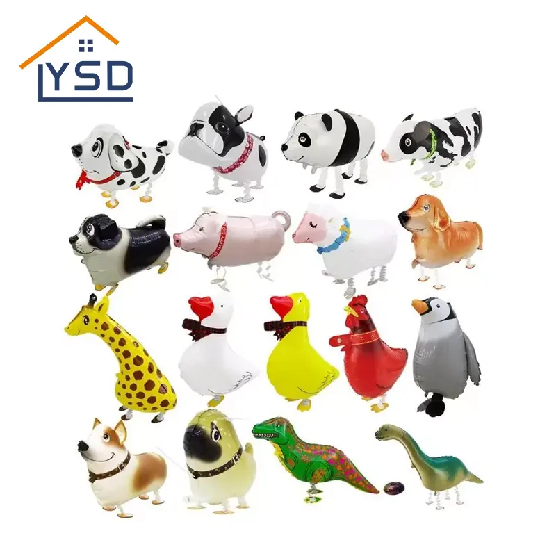 3D Animal Standing Aluminum Film Balloon