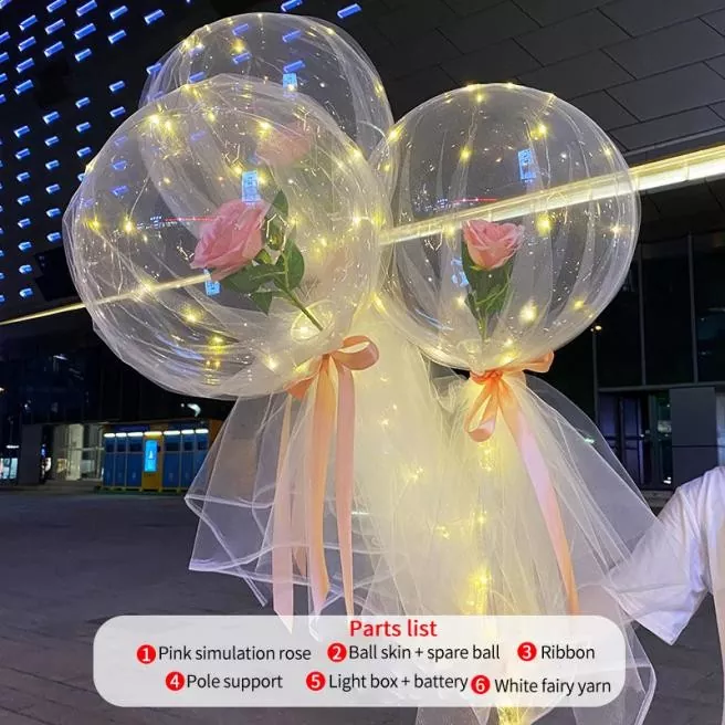 Rose BoBo Balloon