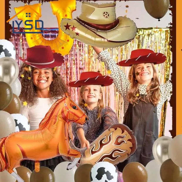 Cowboy Foil Balloon