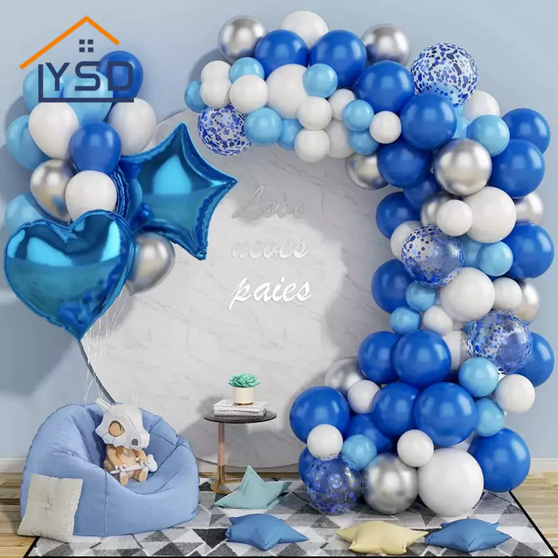 Blue Balloon Arch Kit