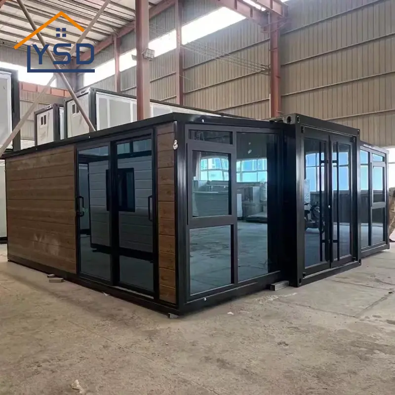 Container House Made of Glass Curtain Wall