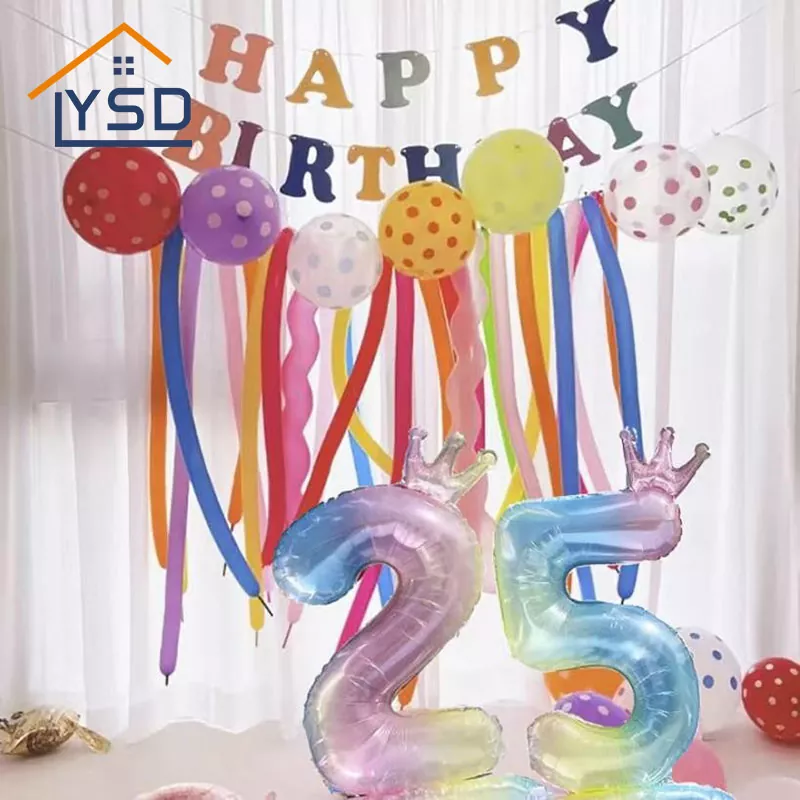 Standing Number Foil Balloon